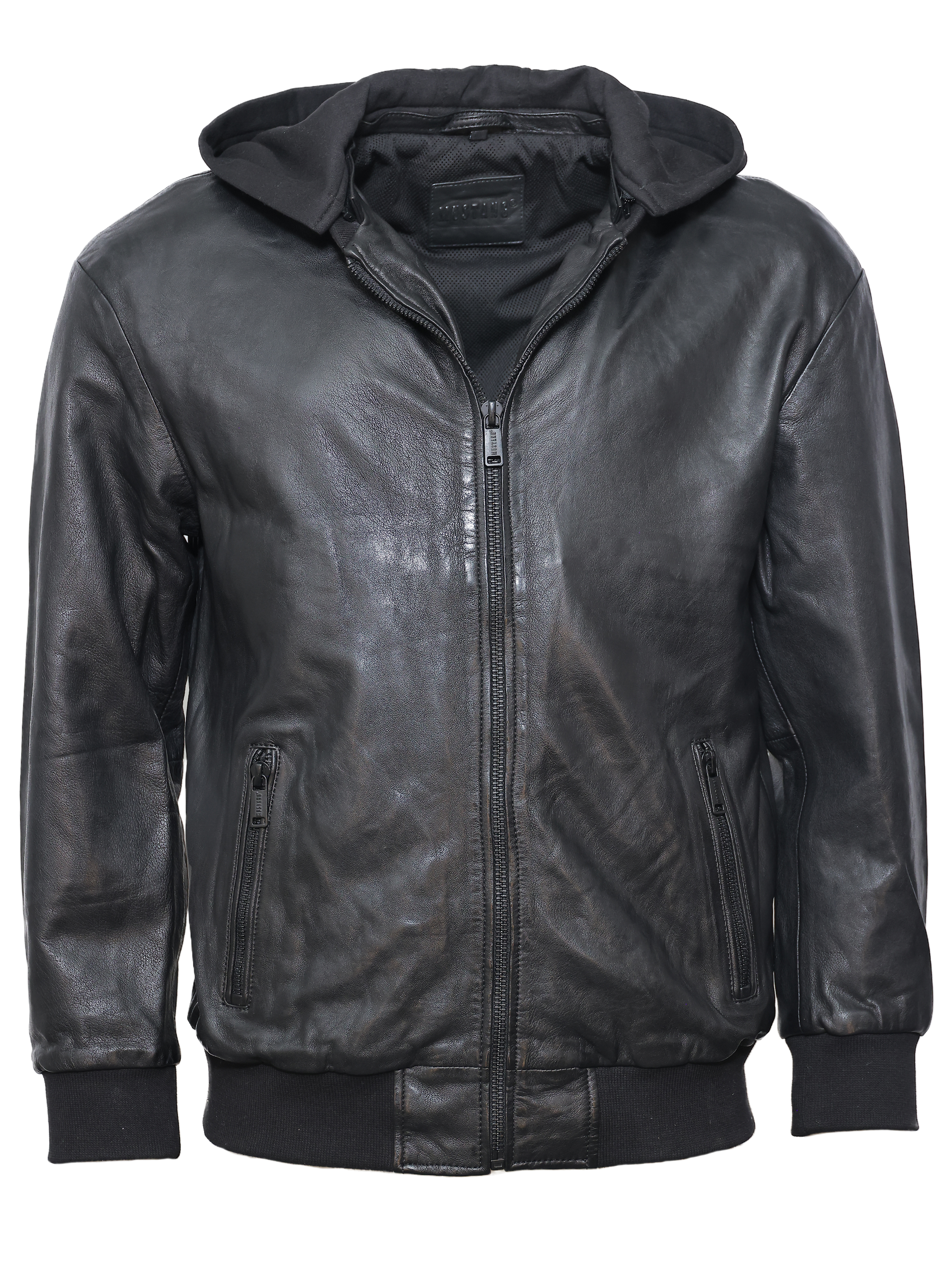 Куртка кожаная men´s oversized blouson with embossing & det