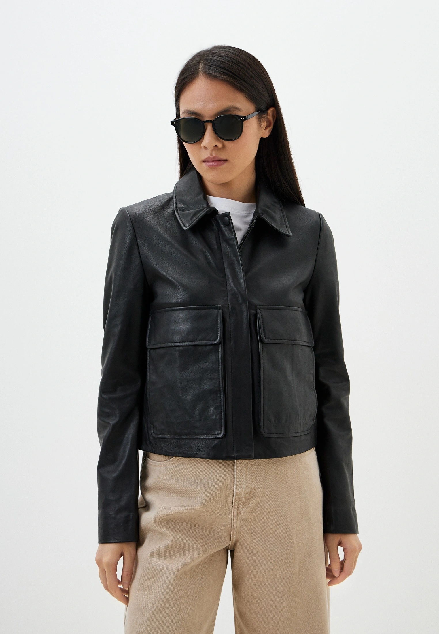 Куртка кожаная women´s leather jacket - цена в официальном интернет ...