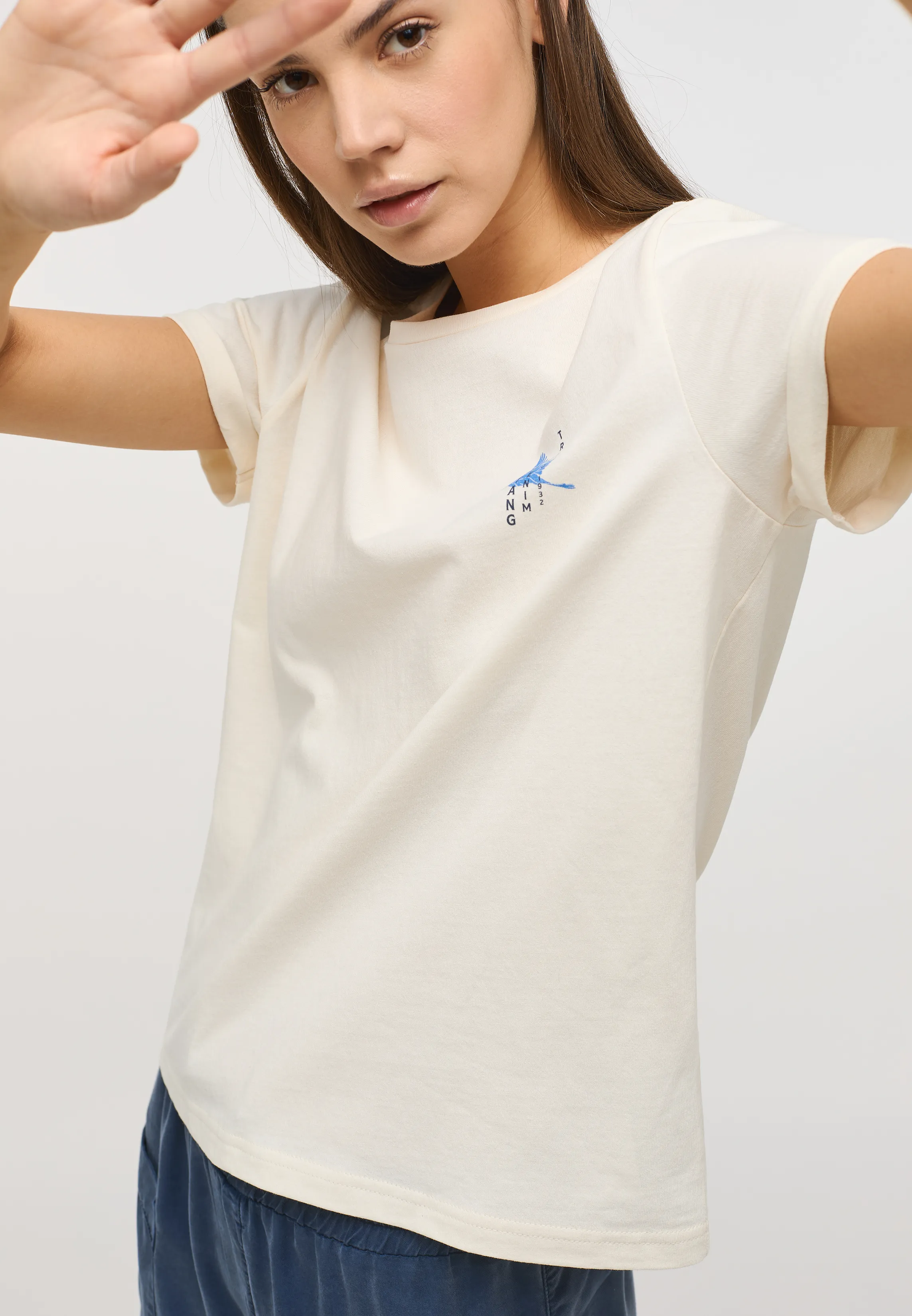 Футболка 1/2 Style Alina C  Print белый