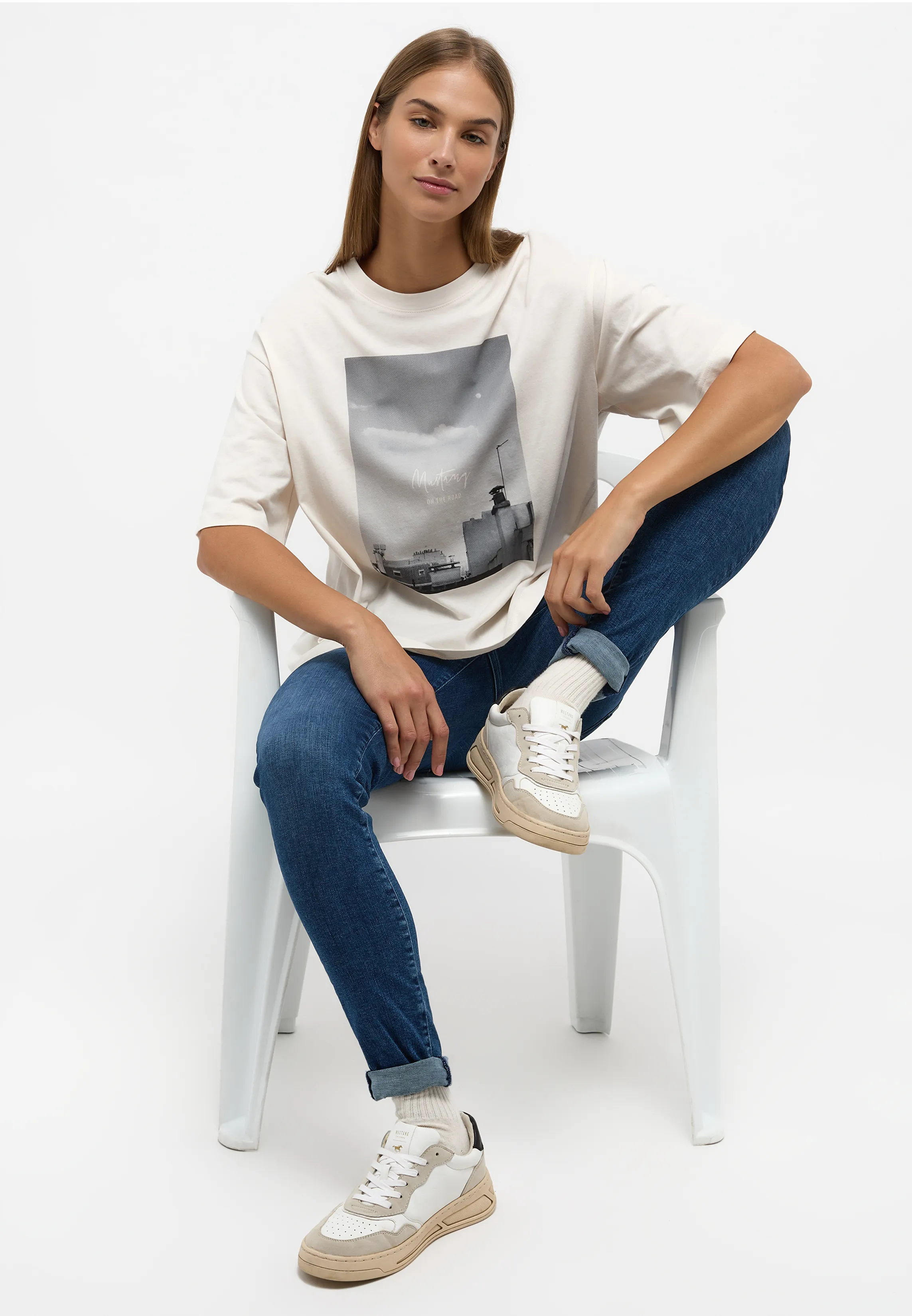 Футболка Audrey C Photoprint белый