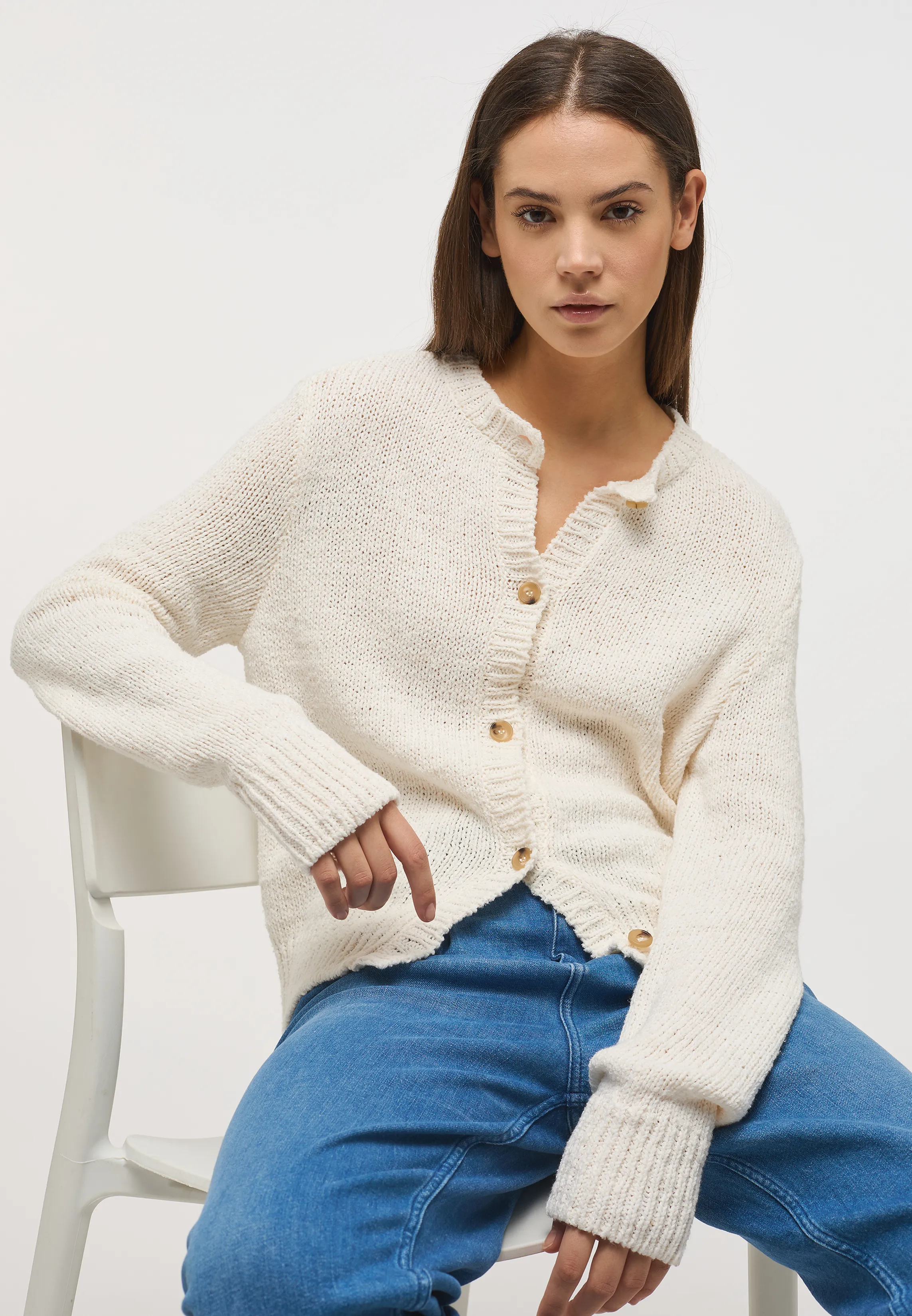 Кардиган Style Dana Short Cardigan белый