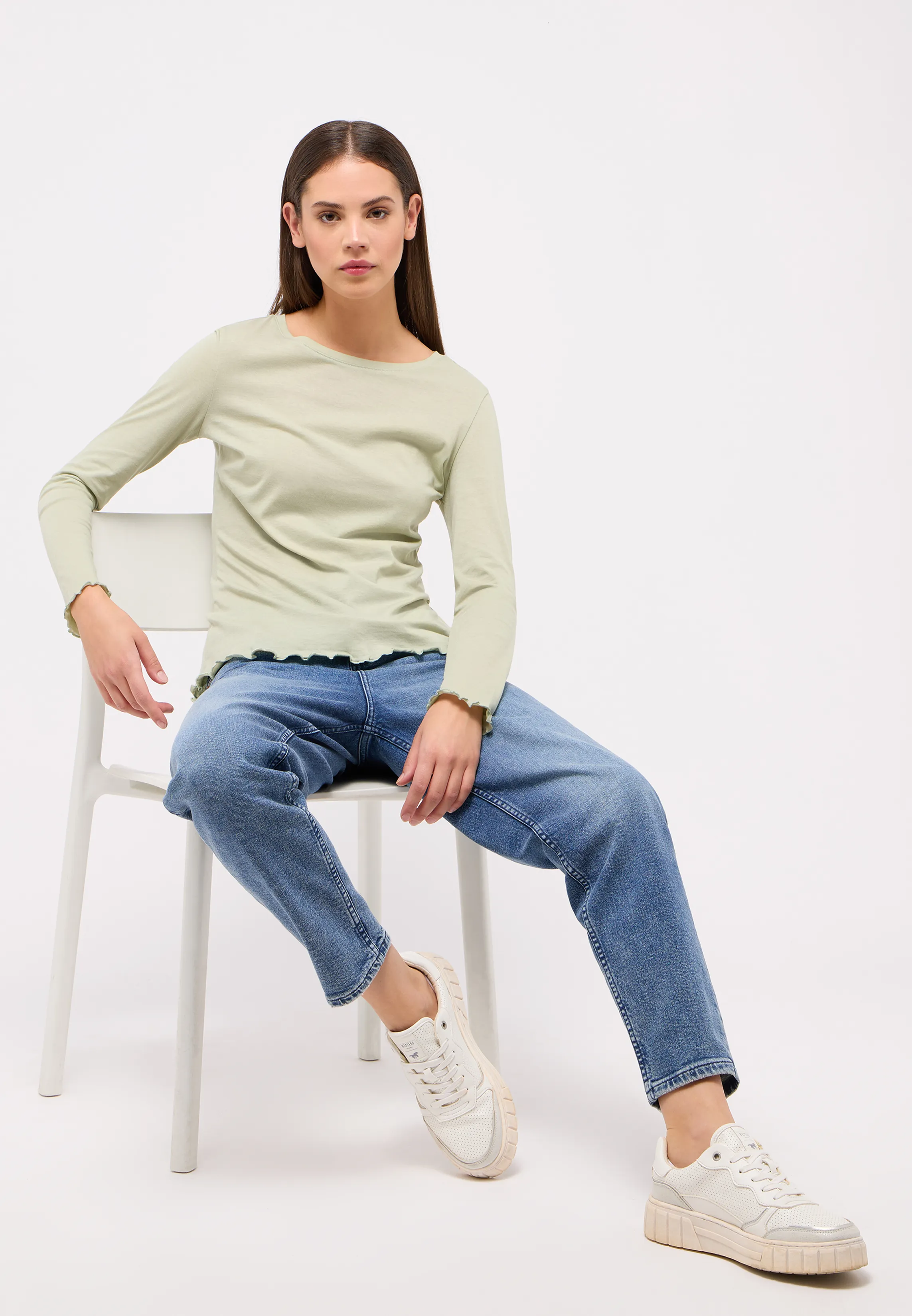 Джинсы Charlotte Tapered синий цвет