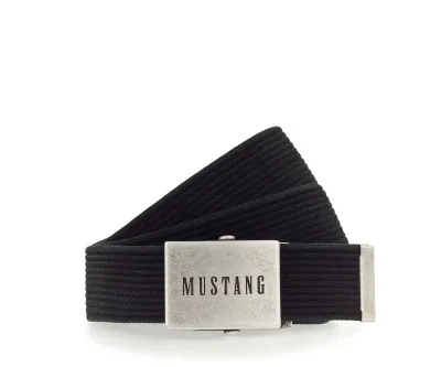 Ремень Woven belt in 40 mm with buckle in silver antique