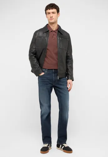Джинсы Tramper Straight Brushed Темно-синий