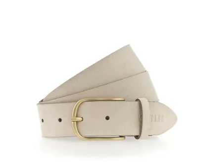 Ремень Suede belt in 35mm with buckle in matt gold