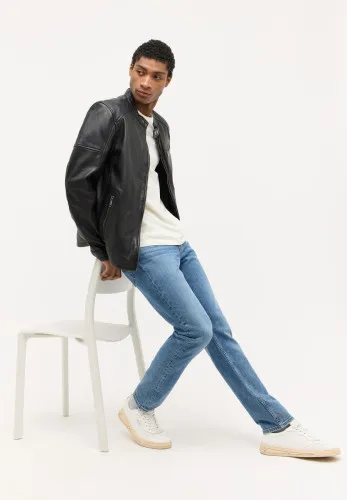 Куртка кожаная men´s leather jacket