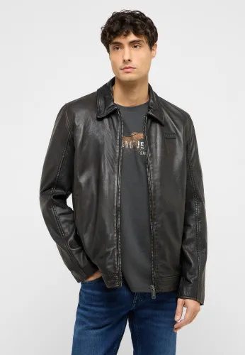 Куртка кожаная men´s zip jacket