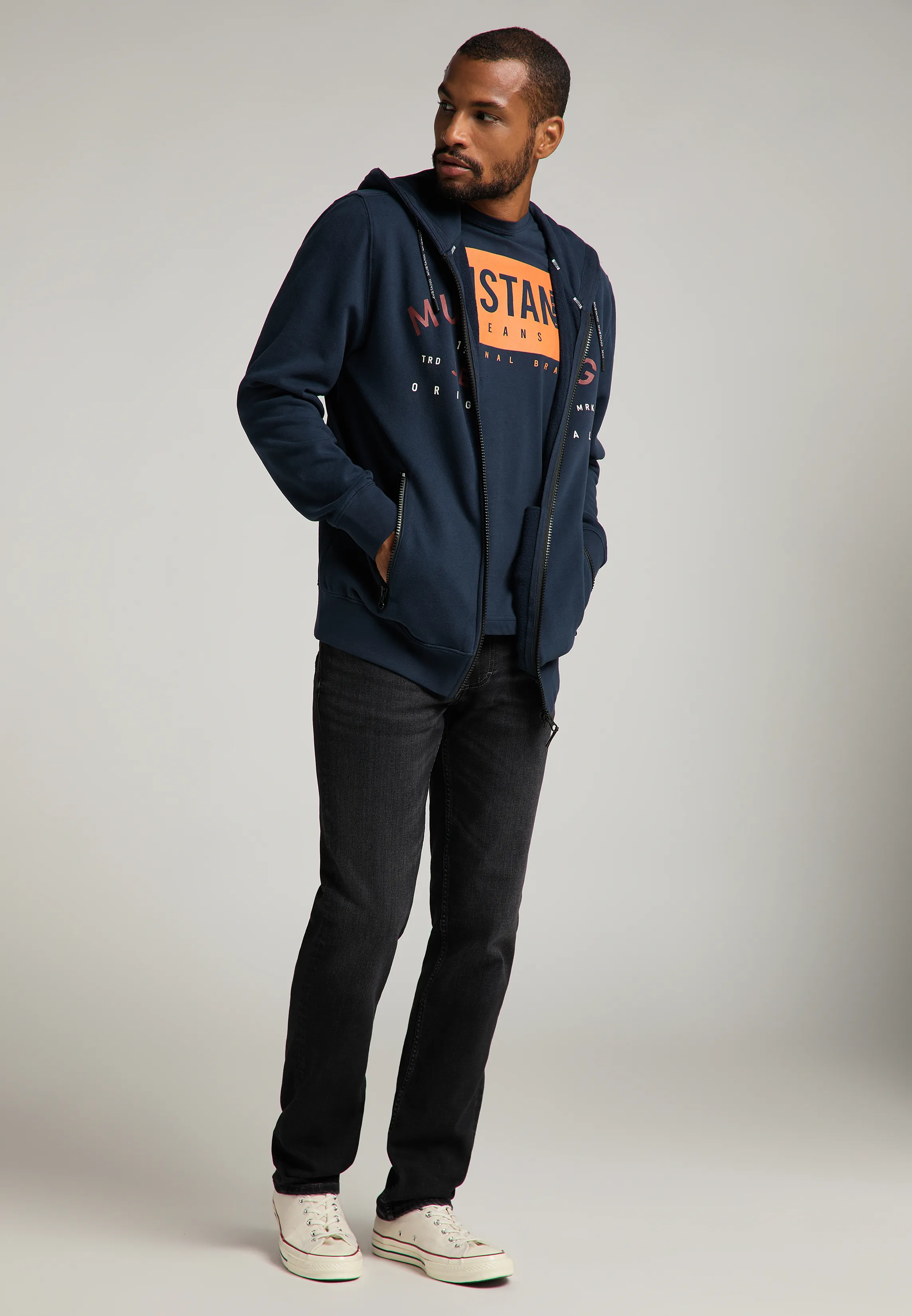 Свитшот Brian Front  AW синий