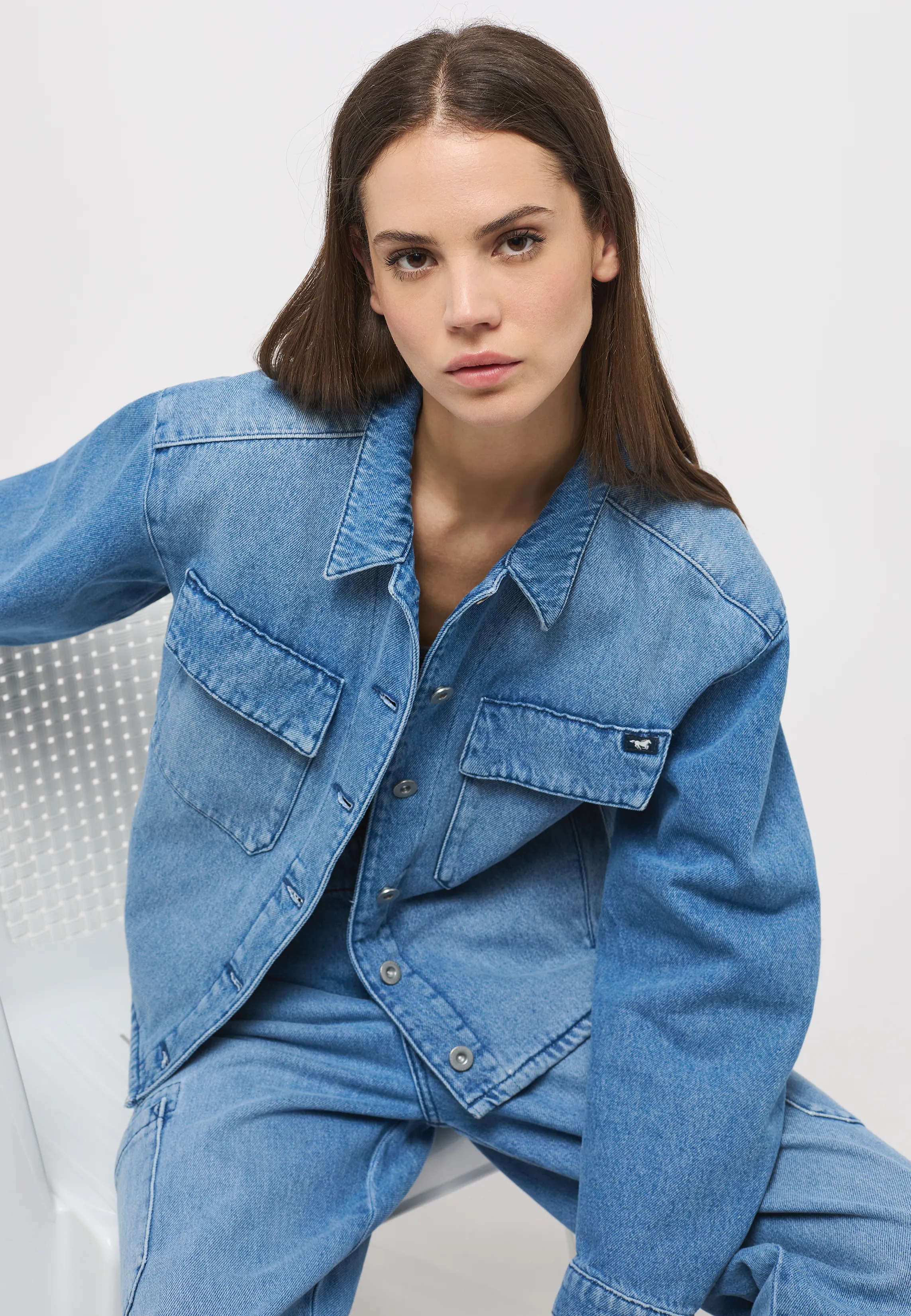 Куртка джинсовая Lucy Denim Jacket синий