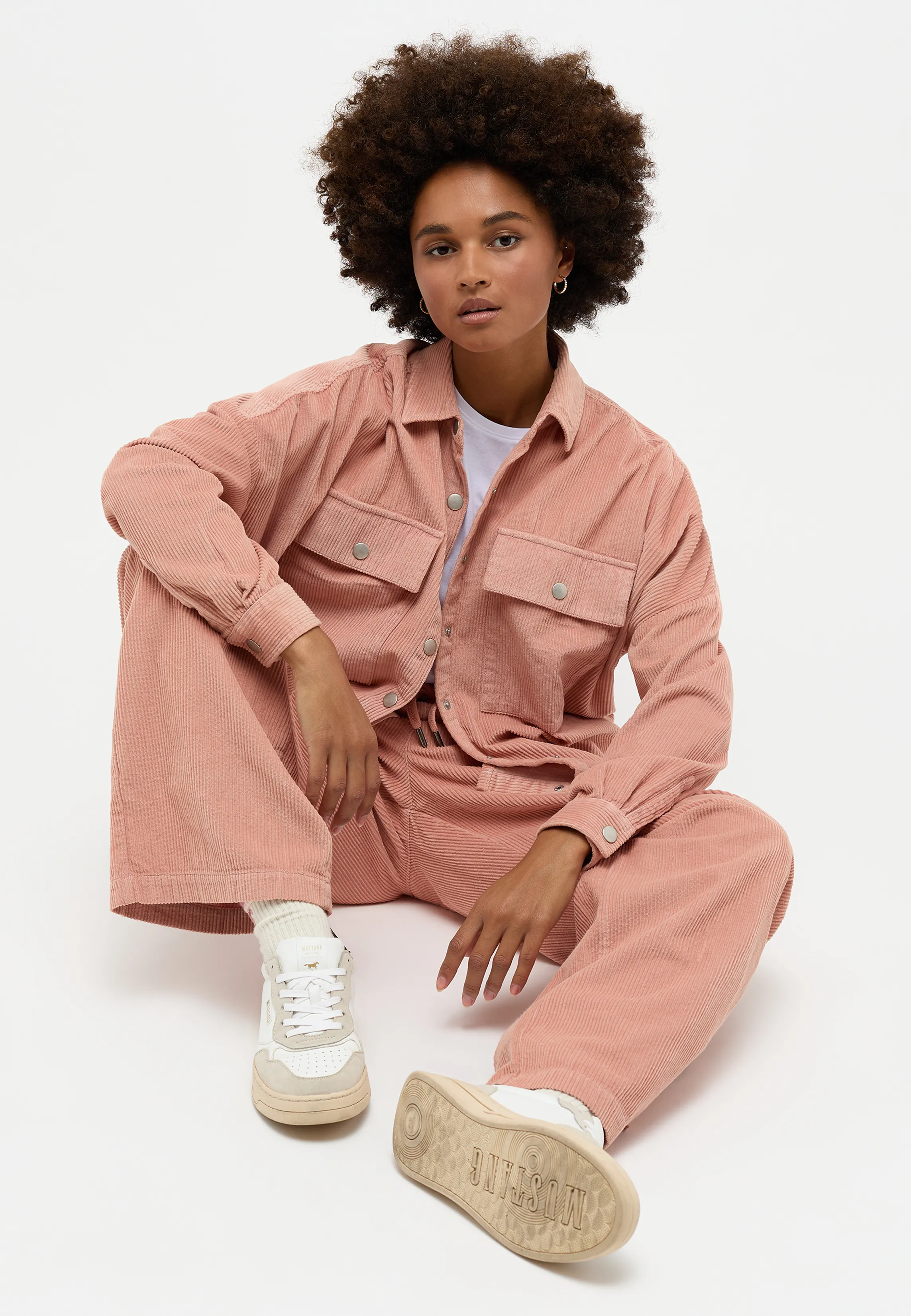 Блузка Kay Oversize Shirt розовый