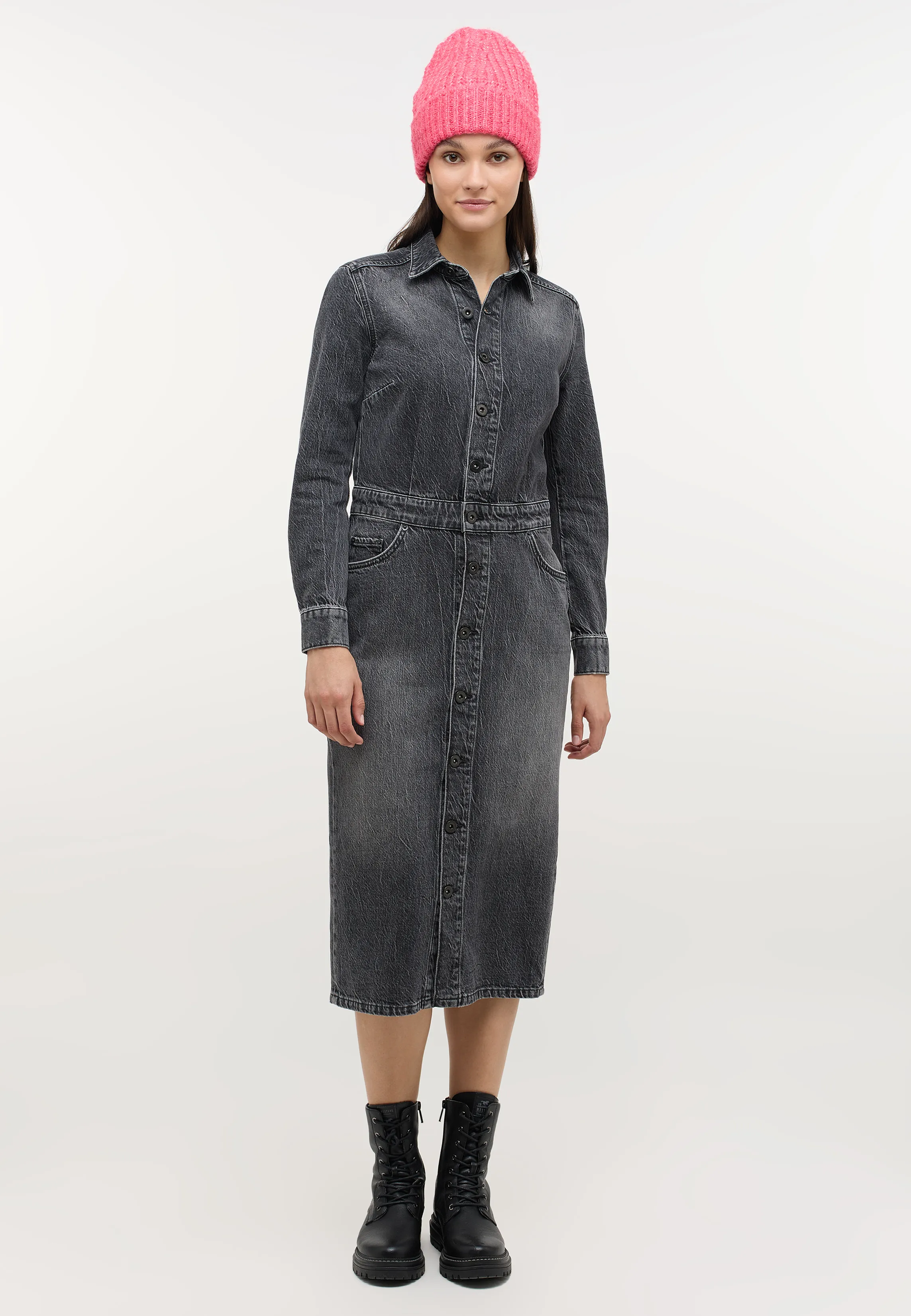 Платье Blair Denim Dress Чёрный