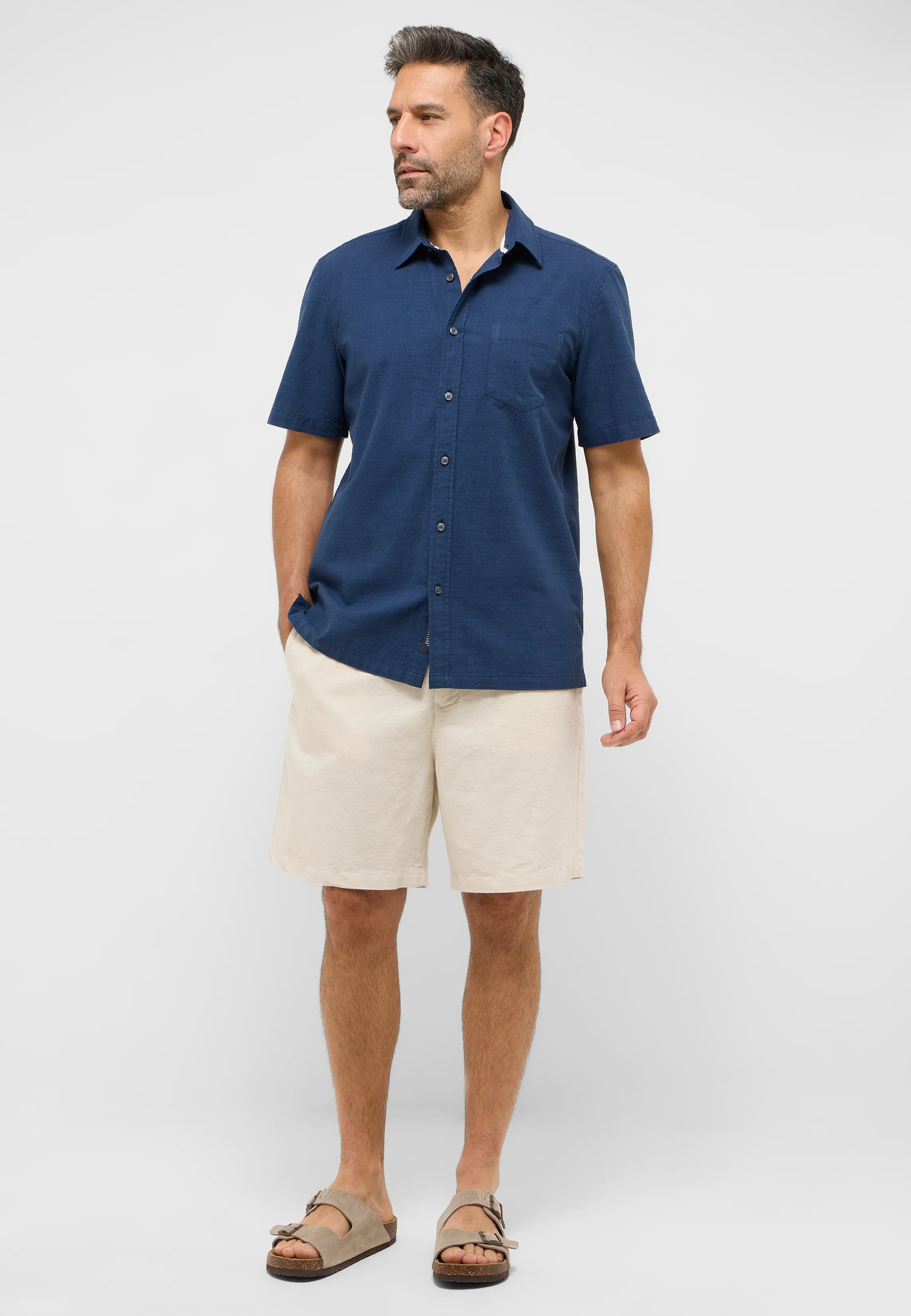 Шорты Linen Jogger Shorts бежевый