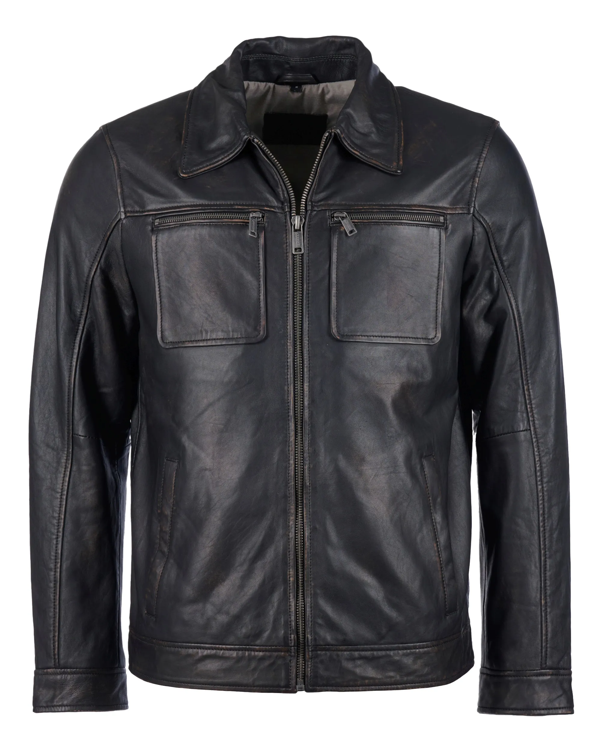 Куртка кожаная straight jacket Мультиколор