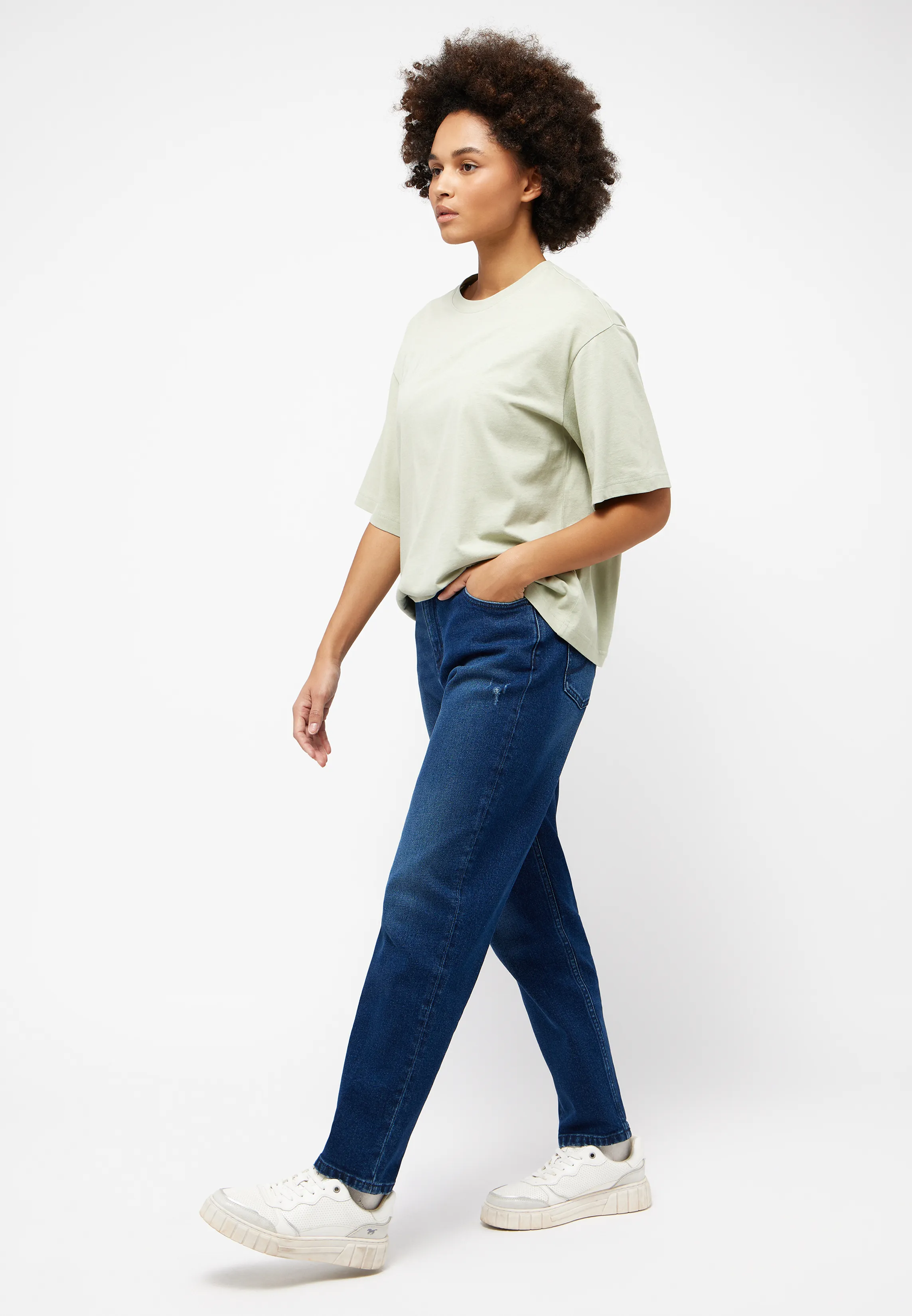 Джинсы Charlotte Tapered Темно-синий