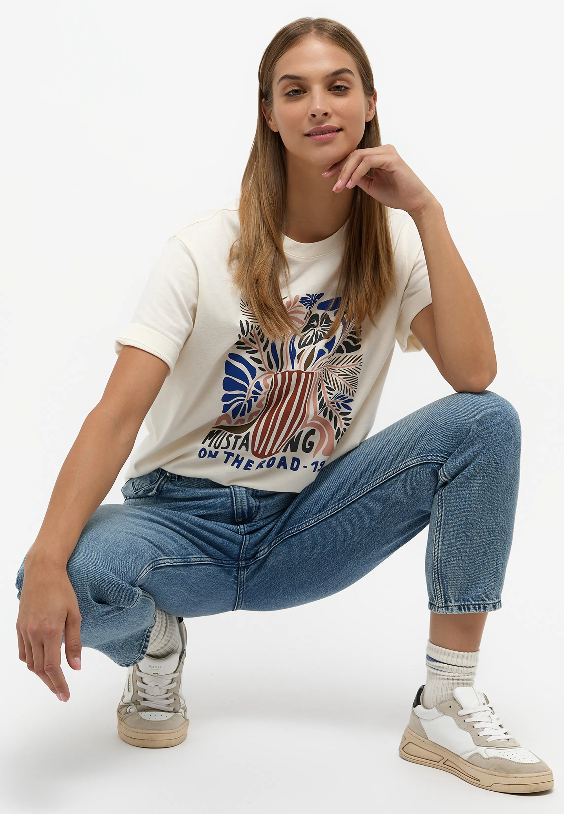Джинсы Charlotte Tapered Синий
