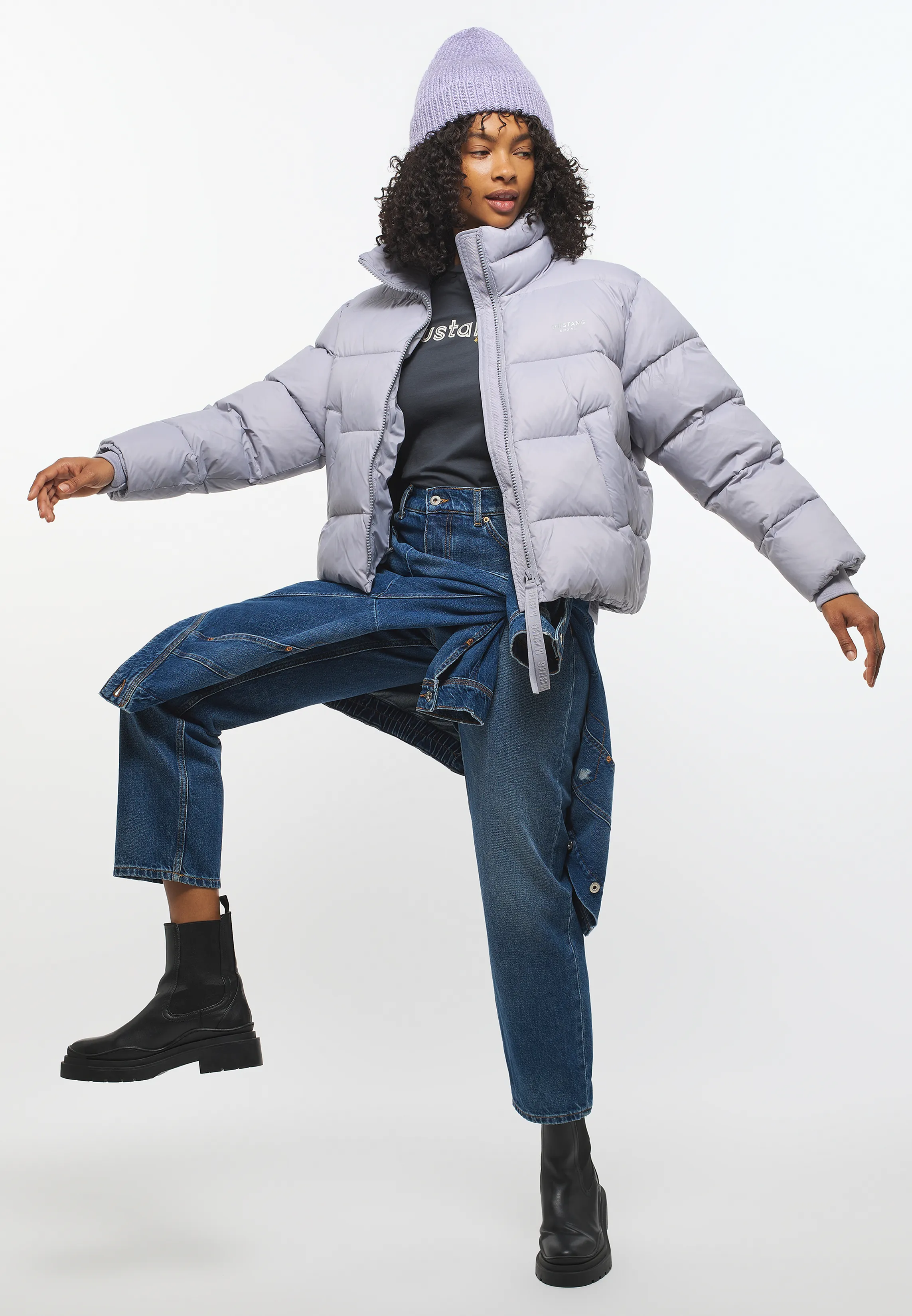 Куртка Hanna Puffer Jacket Фиолетовый