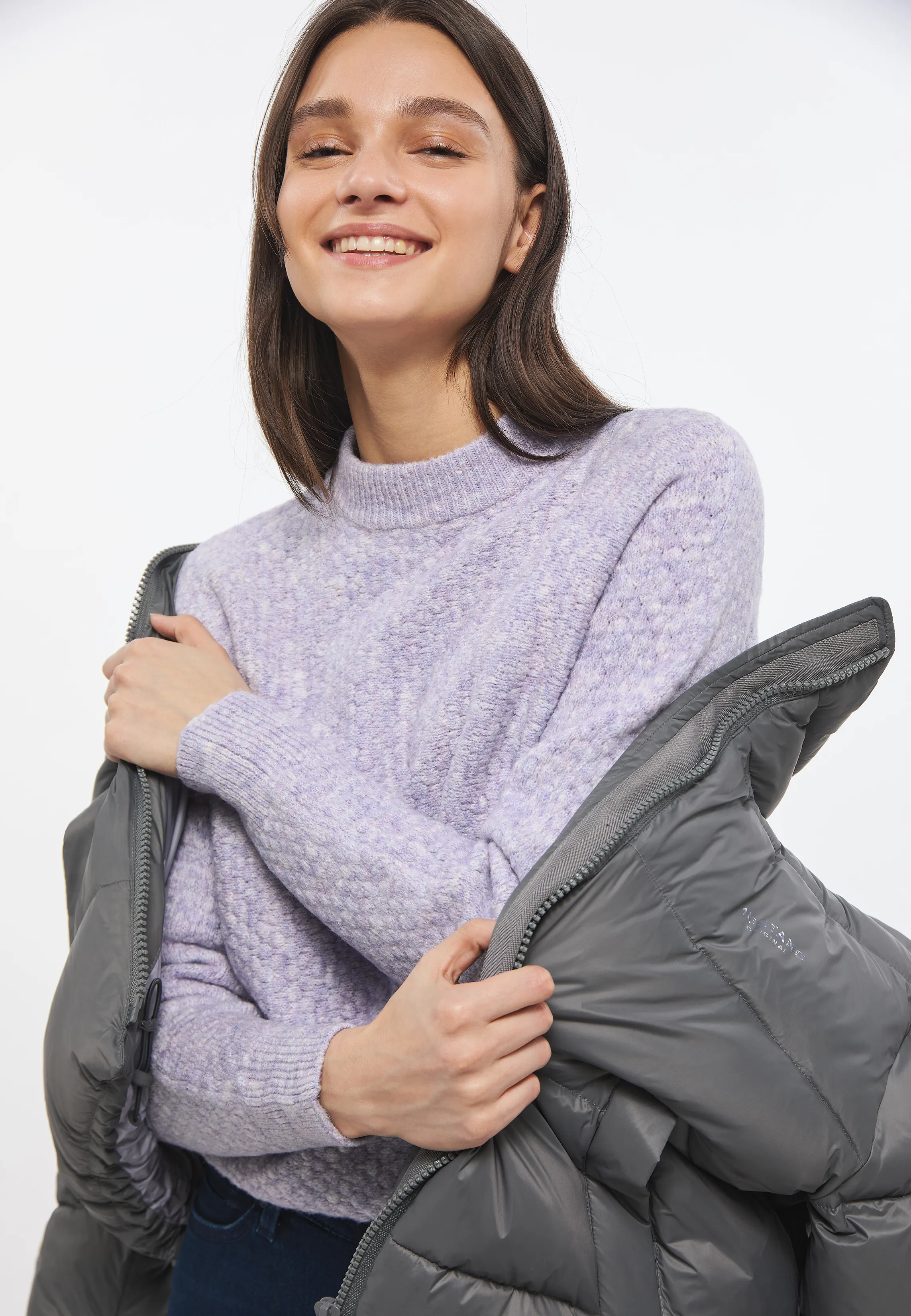 Куртка Hanna Puffer Jacket серый