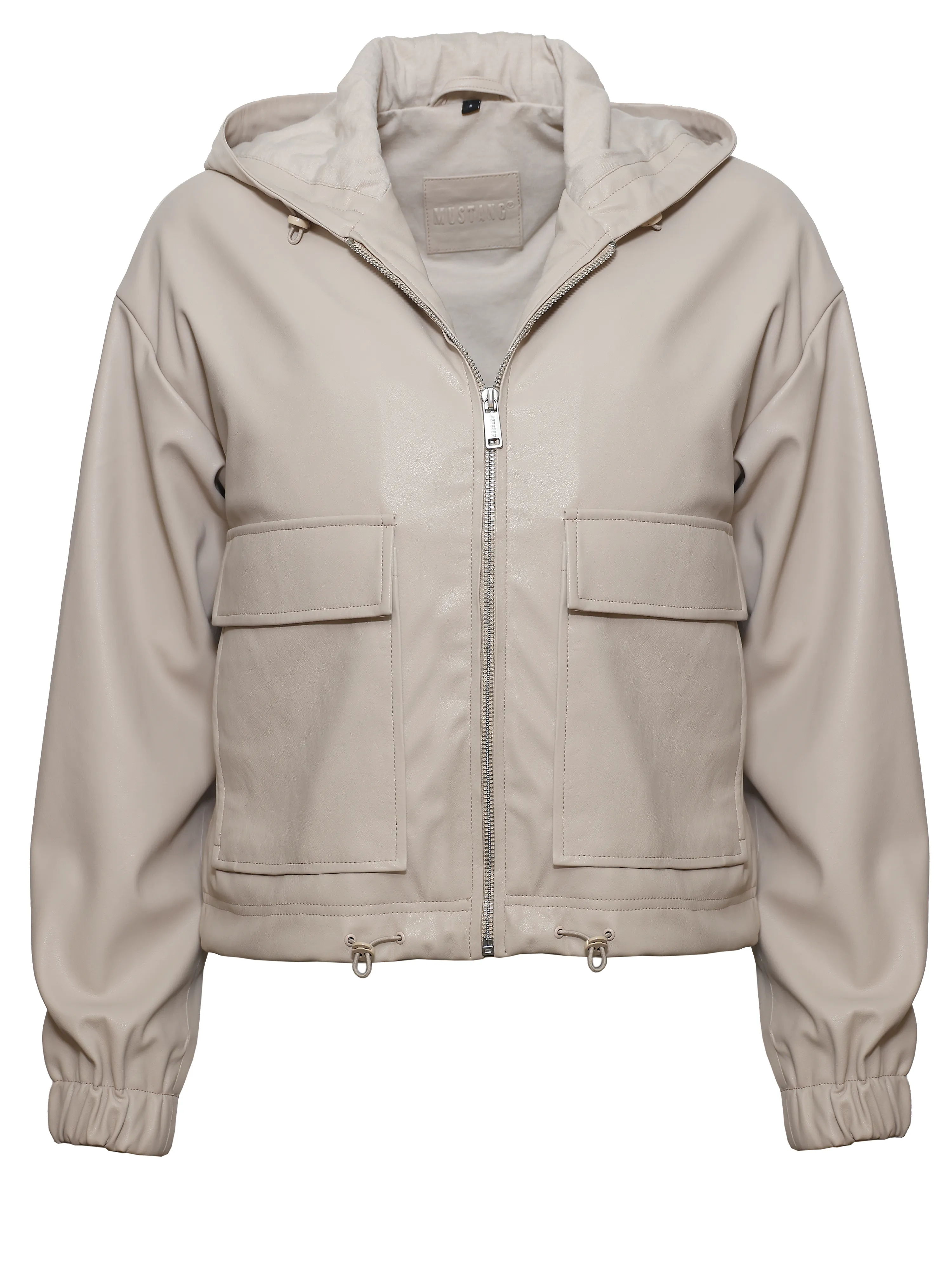 Куртка women´s oversized jacket with hood бежевый