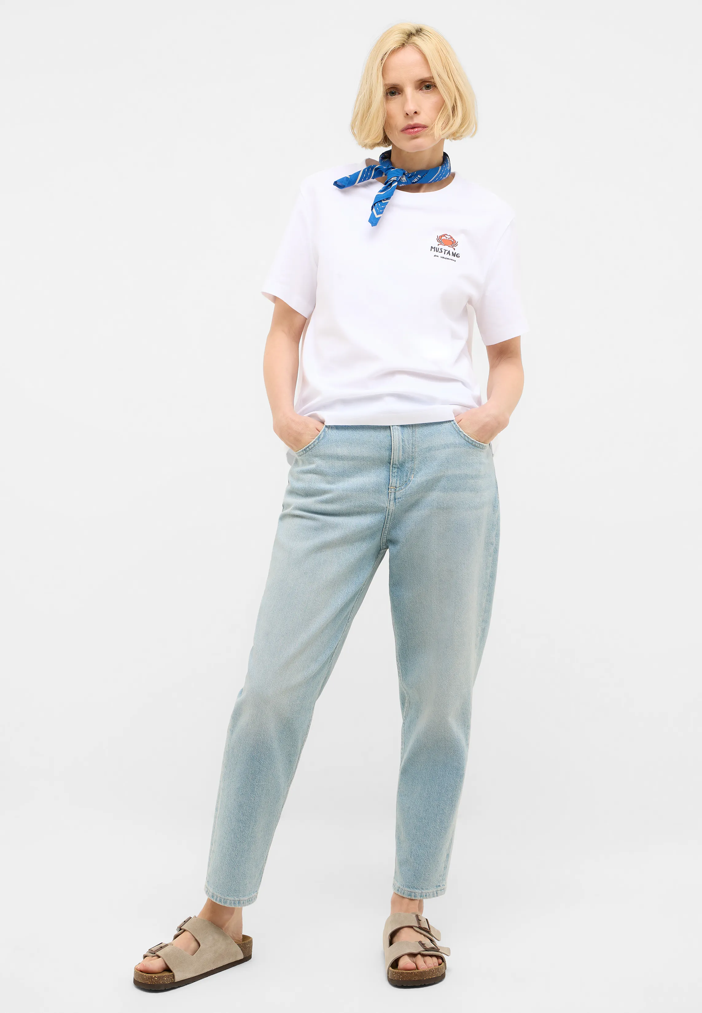 Джинсы Charlotte Tapered Голубой