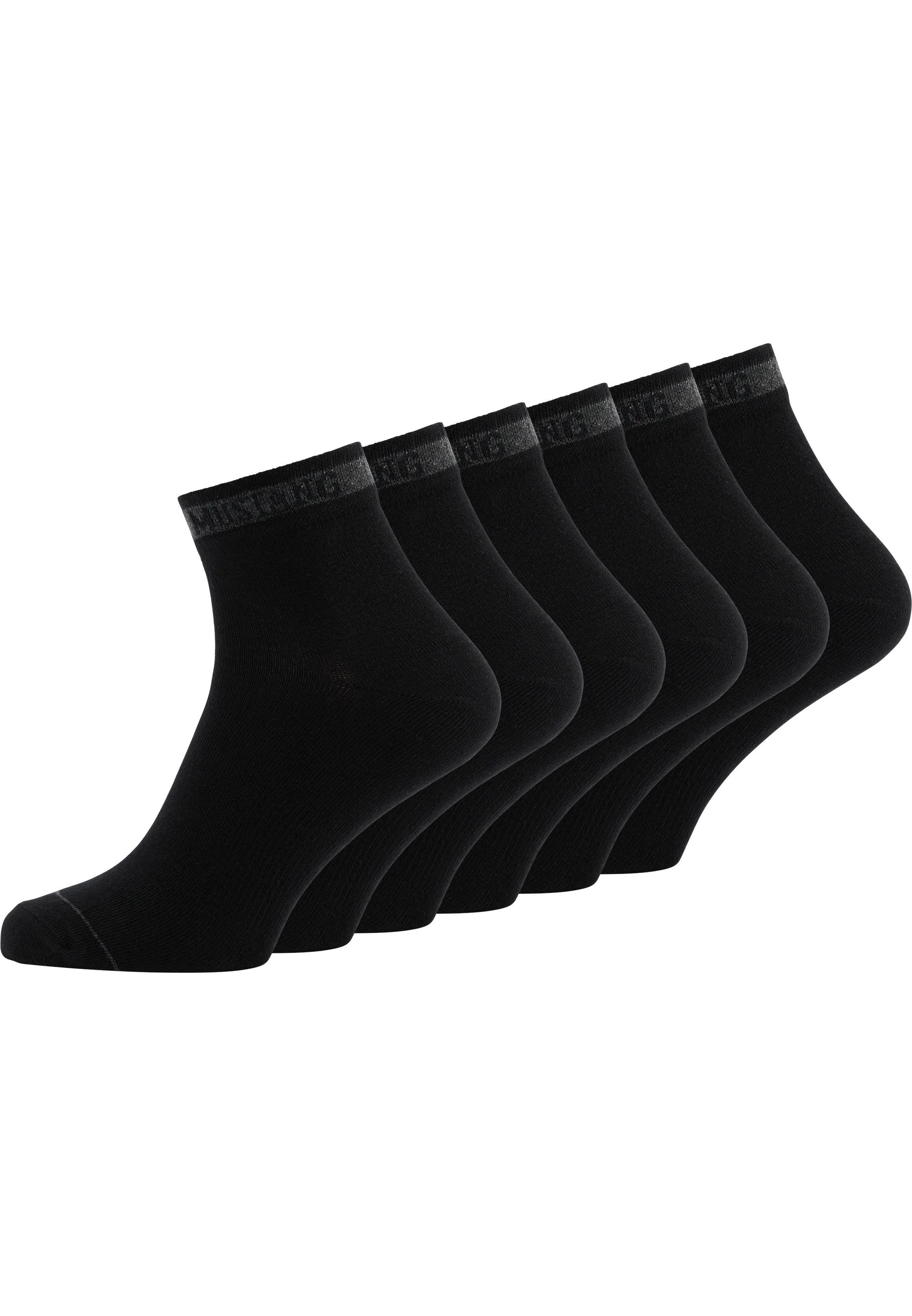 Носки мужские (упаковка 3 пары) Men Organic Cotton Quarter 3p Чёрный