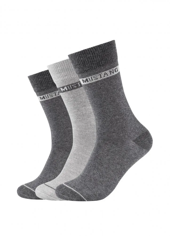 Носки мужские (упаковка 3 пары) Men Organic Cotton Socks 3p Серый
